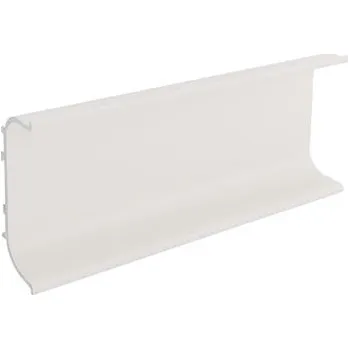 Nábytkové kování Úchytkový C profil Aktor vodorovný, délka 5000 mm, hliník bílý