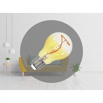 Žárovka NEDES LED Filament SHAPE 4W YELLOW - A60 / E27 / 1800K - ZSF106