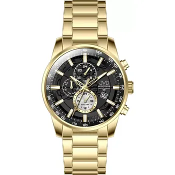 Hodinky JVD Pánské ocelové vodotěsné ocelové hodinky - chronograf JVD JE1018.3 ( )