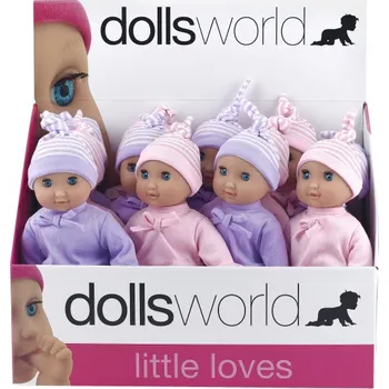 Panenka Dolls World - Molly spící panenka 25 cm - více druhů