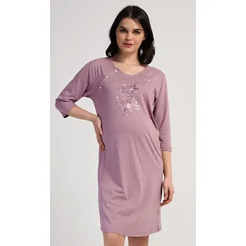 Dámská noční košile mateřská Emily starorůžová XL