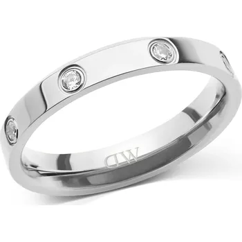 Prsten Daniel Wellington Originální ocelový prsten s kubickými zirkony Classic Lumine DW0040172 60 mm + 2 měsíce na vrácení zboží