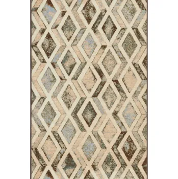 Koberec Makro Abra Běhoun Loop Egypt Béžový Šíře: 66 cm