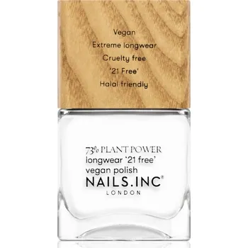 Lak na nehty Nails Inc. Plant Power dlouhotrvající lak na nehty odstín Free time it's me time 14 ml