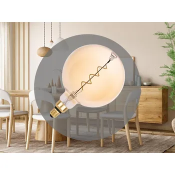 Žárovka NEDES LED Filament SPIRAL 4W VINTAGE - G200 / E27 / 2000K - ZSF115