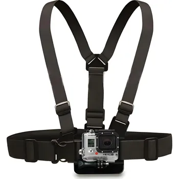 Techsuit hrudní popruh pro GoPro / SJCAM / Xiaomi Yi Camera Černá