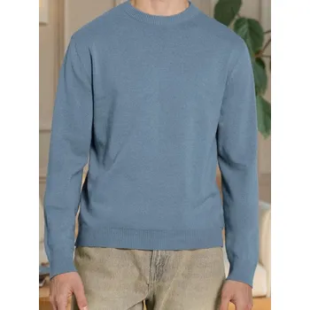 Pánský svetr Sinsay - Svetr s dlouhými rukávy - světle modrá - 774FZ-50X - 774FZ-50X-3XL