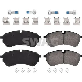 Brzdová destička Sada brzdových destiček, kotoučová brzda SWAG 33 10 7490