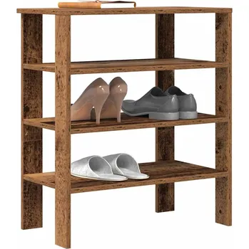 Botník zahrada-XL Botník starého dřeva 61x32x70 cm kompozitní dřevo 859849