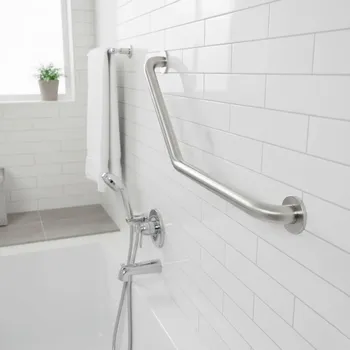 Nábytkové kování Onpira Nerezové madlo do koupelny V4A leštěný nerez