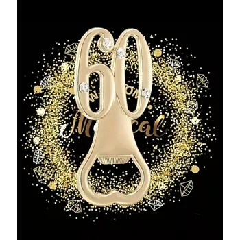 Slavnostní otvírák lahví ke kulatému jubileu 40, 50, 60... (Různé dárky )