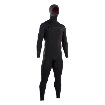 Neoprenový oblek neopren ION Seek Core 5/4 Hood Front Zip men BLACK velikost neoprenů a trapézů 52/L