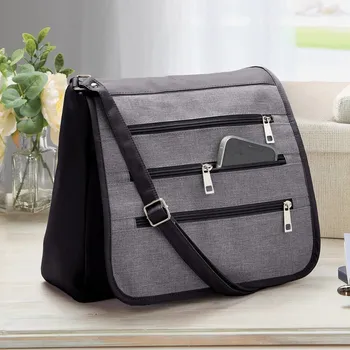 Kabelka 3Pagen Kabelka s ochranou RFID černá 29 x 25 x 4 cm