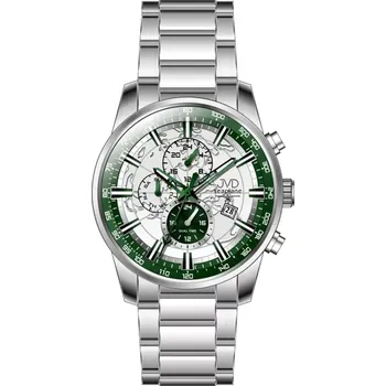 Hodinky JVD Pánské ocelové vodotěsné ocelové hodinky - chronograf JVD JE1018.1 ( )