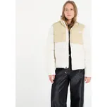 Péřovka The North Face W Saikuru Jacket Gravel/ White Dune XL