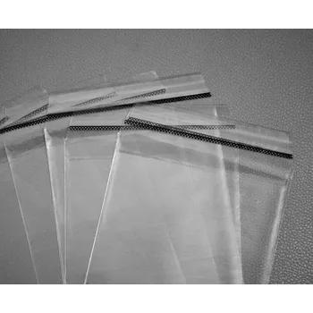 Sáček na potraviny Sáčky s klopou a lepící páskou 450 mm x 600 mm (+ 50 mm lepící klopa), balení-100ks (PE program - Sáčky, pytle)