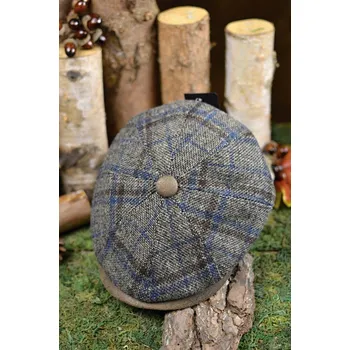 Čepice Pánská bekovka "mlynářka" Shetland hnědá - vel S/55cm-hnědá