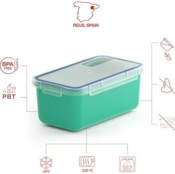 Termoska Valira svačinová krabička na skladování potravin 1l TYRKYSOVÁ