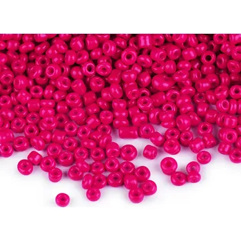 Korálek Rokajl 12/0 - 2 mm neprůhledný Varianta: 853 fuchsiová, Balení: 50 g