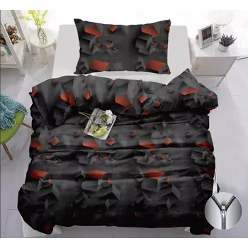 Povlečení NOVINKA 2025! Exkluzivní bavlněné povlečení s 3D efektem – INFERNO 140x200/70x90 cm
