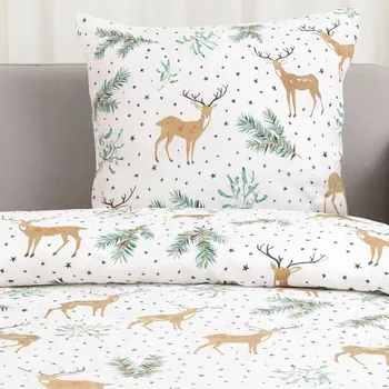 Povlečení HOMLA Povlečení z mikrovlákna Zimní motiv 160x200 cm