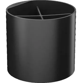 Sprchový držák Hansgrohe pohárek Wallstoris, bílá / černá Barva: Černá