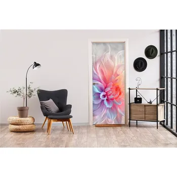 Fototapeta Samolepící fototapeta na dveře - Něžná záře květů