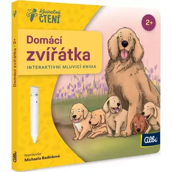 interaktivní kniha Kouzelné čtení: Minikniha pro nejmenší - Domácí zvířátka