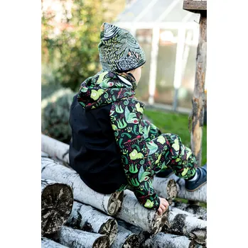 Dívčí kalhoty Yháček Softshellové kalhoty s beránkem Yháček, Chamíci a berušky Velikost: 80