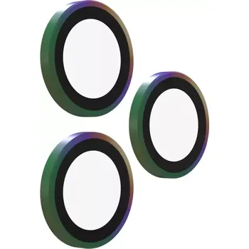 ZAGG Ochranná čočka Premium pro Apple iPhone 17 Pro/Pro Max/16 Pro/Pro Max/15 Pro/Pro Max - duhová