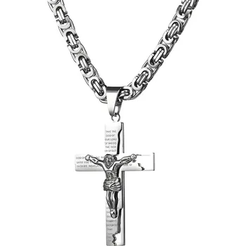 Náhrdelník IZMAEL Pánský náhrdelník GR 32541 Stříbrná/60cm KP32541