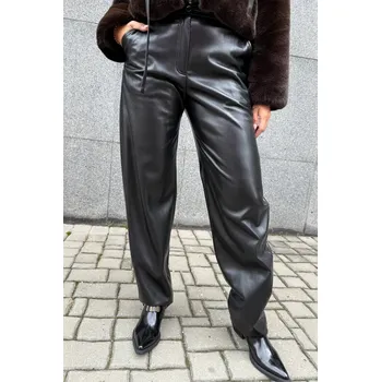 Dámské oblečení Dámské kalhoty PINKO PANINO TROUSERS 105371A2P4Z99 černé Velikost: 46