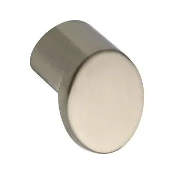 Nábytkové kování Knopka Fama o 21 mm, hloubka 21 mm, zinkový odlitek nerez efekt