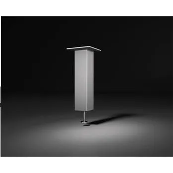 Barová konzole Capri přímá 50 x 50mm,výška 230 mm, hliník přírodní elox