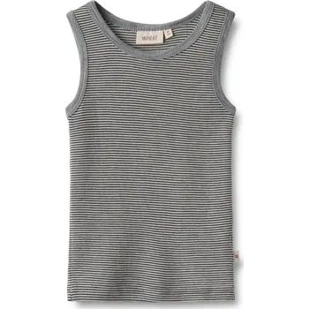 Kojenecký body Dětský nátělník z merino vlny Iggy Wheat - navy stripe Velikost: 128