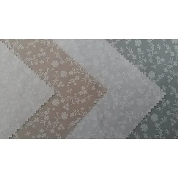 BYTEMA Bavlněná dekorační látka MARGELIE kytička BÉŽOVÁ béžová 150 cm