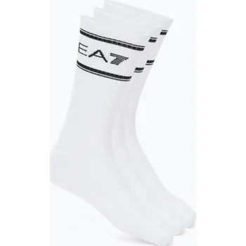 Pánské ponožky Ponožky EA7 Emporio Armani Train Socks Sponge 3 pairs white / white / white