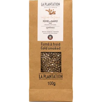 Koření La Plantation Kampotský pepř bílý zauzený studeným kouřem 100g