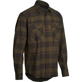 Pánská košile Pánská robusní flanelová košile Northern Hunting Kaare - Dark Green Velikost: S