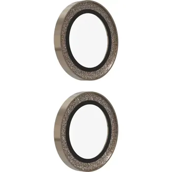 ZAGG Ochranná čočka Premium pro Apple iPhone 17/16/16+ - zlatá třpytka