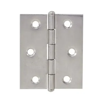 Knoflíkový pant - odlehčená verze 60 x 50 mm, lesklý nikl