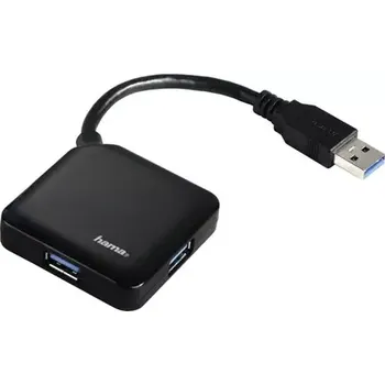USB hub Hama USB 3.0 hub černá (12190-H)