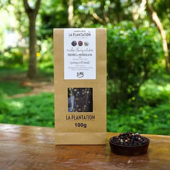Koření La Plantation Kambodžský barevný pepř z Mondulkiri 100g