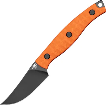 kapesní nůž Bestech Heidi 14C28N, Černý PVD, G10 - Oranžový BFK08B