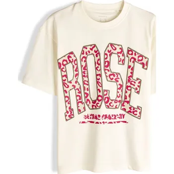 Dívčí tričko GATE Bavlněné oversize tričko 9Y 825-0096/1140