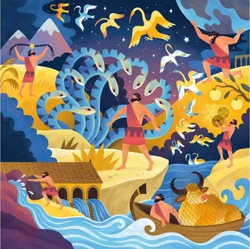 Puzzle Puzzle 12 Héraklových úkolů 64 dílků RAVENSBURGER