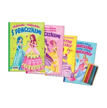 Slovenský jazyk Maľovanka Omalovánka a aktivity s princeznami