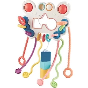 Hračka pro nejmenší Chipolino senzorická hračka 5v1 Butterfly 163670