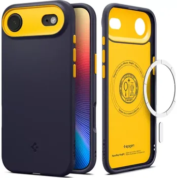 Pouzdro na mobilní telefon Pouzdro SPIGEN NANO POP MAG kompatibilní s MagSafe pro IPHONE 17 Air blueberry navy
