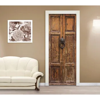 Fototapeta Samolepící fototapeta na dveře - Staré dveře 3